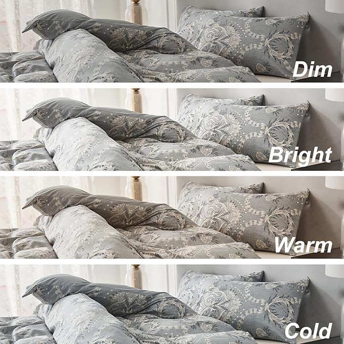 Blue Paisley Duvet Cover Set Twin Size Bedding Comforter Cover Quilt Set Floral Bedding Reversible Duvet Covers Soft Microfiber Bedspread Twin Bed Set Modern Bed Set Essentials Cozy Bedroom Decor