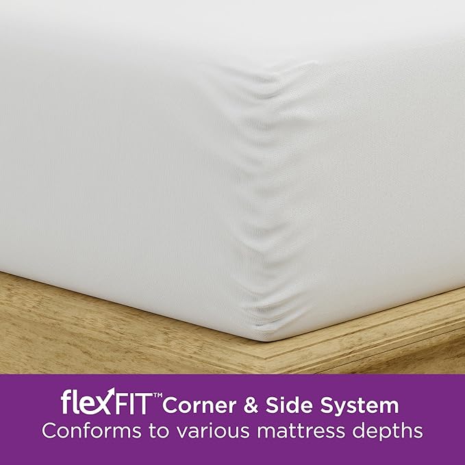 AllerEase Ultimate Allergy Protection and Comfort Zippered Mattress Protector, Queen