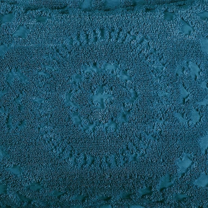 Better Trends 1 Piece Chenille Bedspread Twin Size 100% Cotton Chenille Bedding Lightweight Medallion Pattern Bedroom Decor Rio Collection