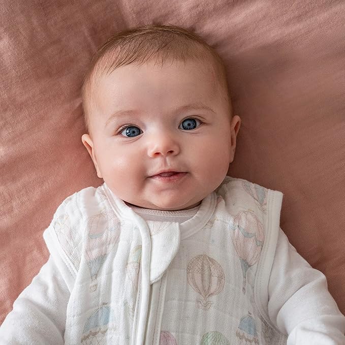 aden + anais Baby Sleeping Bag, Wearable Swaddle Blanket for Girls & Boys, Newborn Sleep Sack, Breathable & Lightweight