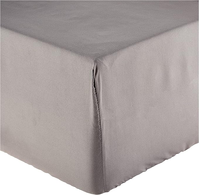 Elegant Comfort 1500 Premium Hotel Quality 1-Piece Fitted Sheet, Softest Quality Microfiber - Deep Pocket up to 16 inch, Wrinkle and Fade Resistant, Full, Gray