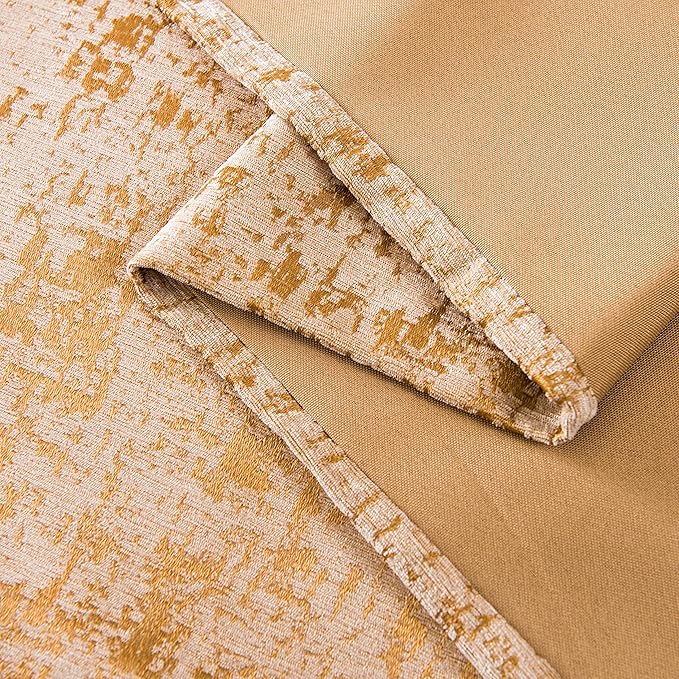 OSVINO Solid Color Chenille Soft No Fading Modern Bed Runner Bedding Scarf Protection (240X50cm for 180cm Bed, Gold)