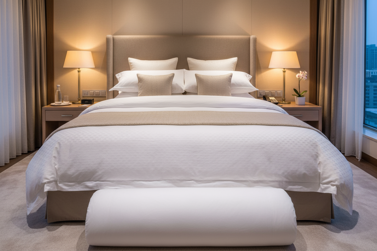 "LuxeHeaven Bedding offers cozy duvet covers that make my bedroom feel like a hotel suite. Highly recommend for anyone looking to upgrade their sleep experience."
